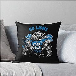 Detroit Lions Throw Pillow