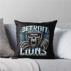 Detroit Lions Throw Pillow