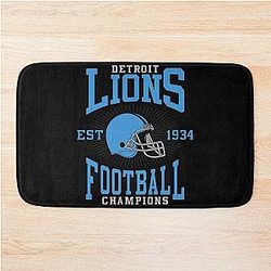 Football Detroit Lions Bath Mat