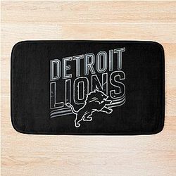 Football Bath Mat Detroit Lions