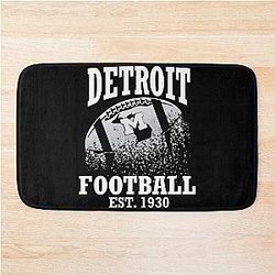 Football Detroit Bath Mat