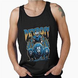 Detroit Lions Beanie Shades Combo Tank Top
