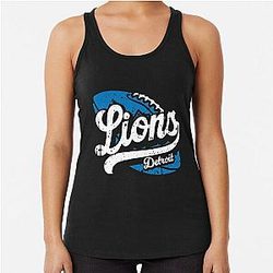 Football Detroit Lions Racerback Tank Top