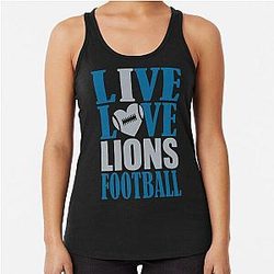 Football Detroit Lions Racerback Tank Top