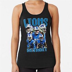 Football Detroit Lions Racerback Tank Top