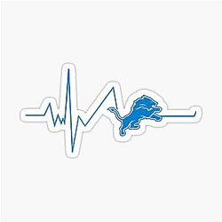 Football - Detroit Lions Sticker