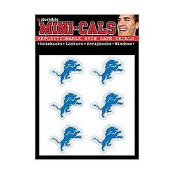 NFL Detroit Lions Face Tattoos Team Colors