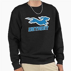 Detroit Lions Dachshund Pullover Sweatshirt