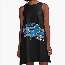 Detroit Lions A-Line Dress