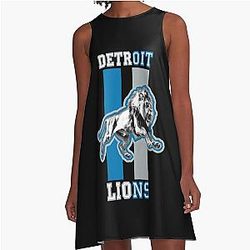 Football Detroit Lions A-Line Dress