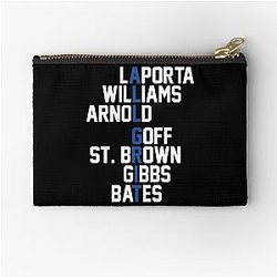 Detroit Lions LaPorta Gibbs Goff St. Brown Williams Bates Pouch