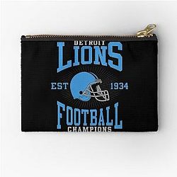 Detroit Lions Zipper Pouch