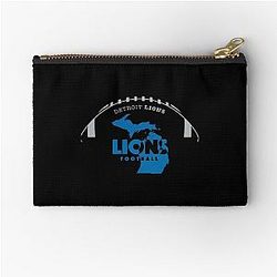 Football Detroit Lions Zipper Pouch
