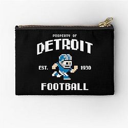 Football Detroit Lions Zipper Pouch
