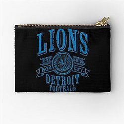 Football Detroit Lions Zipper Pouch