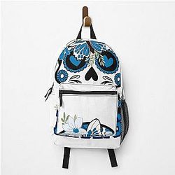 Detroit Lions Skull Graphic Backpack
