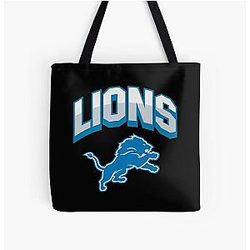 Football, Detroit Lions, Tote Bag