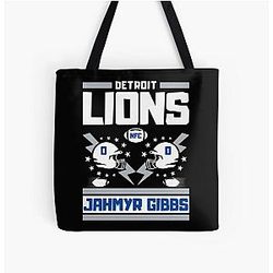Football Detroit Lions All Print Tote Bag