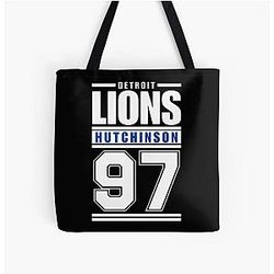 Football Detroit Lions All Over Print Tote Bag