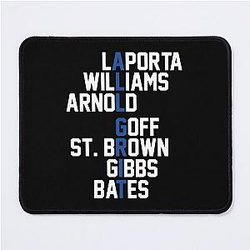 Detroit Lions Laporta Gibbs Goff St. Brown Williams Bates