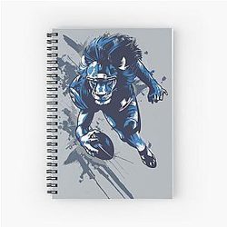 Detroit Lions Football Spiral Notebook