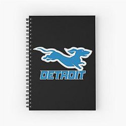 Detroit Lions Dachshund Notebook