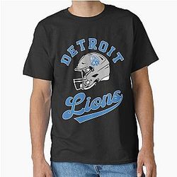 Art Detroit Lions Classic T-Shirt