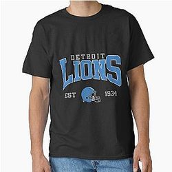 Art Detroit Lions T-Shirt