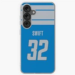 D'Andre Swift Detroit Lions Samsung Galaxy Soft Case