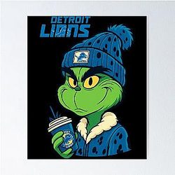 Football Detroit Lions Poster