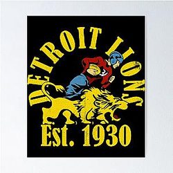 Detroit Lions Poster