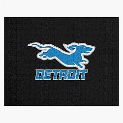 Detroit Lions Dachshund Jigsaw Puzzle