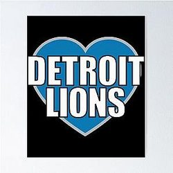 Football Detroit Lions Poster