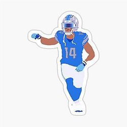 Amon-Ra St. Brown Detroit Lions Sticker