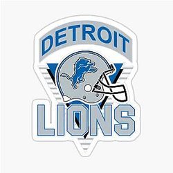 Football Detroit Lions Sticker