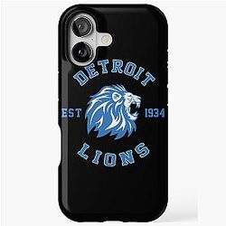 Art Detroit Lions iPhone Case