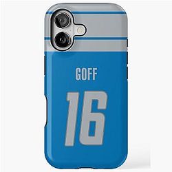 Jared Goff Detroit Lions iPhone Case