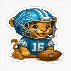 Detroit Lions Kids T shirt Football Gameday Gear Sticker