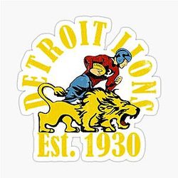 Detroit Lions Sticker