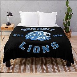 Art Detroit Lions Throw Blanket