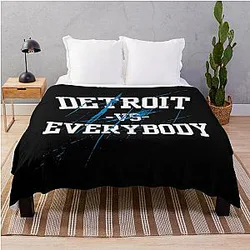 Detroit Lions All Grit Detroit Lions Throw Blanket