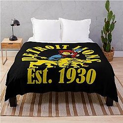 Retro Detroit Lions Throw Blanket