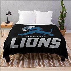 Football Blanket Detroit Lions Throw