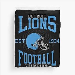 Detroit Lions Duvet Cover