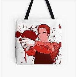 Dressed to Kill Red Dexter Morgan Tote Bag
