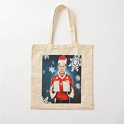 Dexter Morgan Christmas Cotton Tote Bag