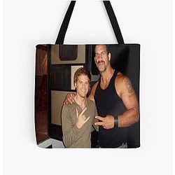 Dexter Morgan and Little Chino All Over Print Tote Bag