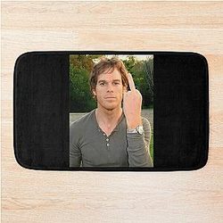 Dexter Morgan Flipping Off Bathmat