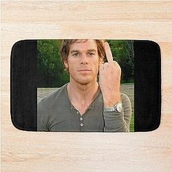 Dexter Morgan Flips off a Bath Mat