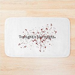 Dexter Morgan - Tonight's the Night Blood Spatter Sticker Bath Mat